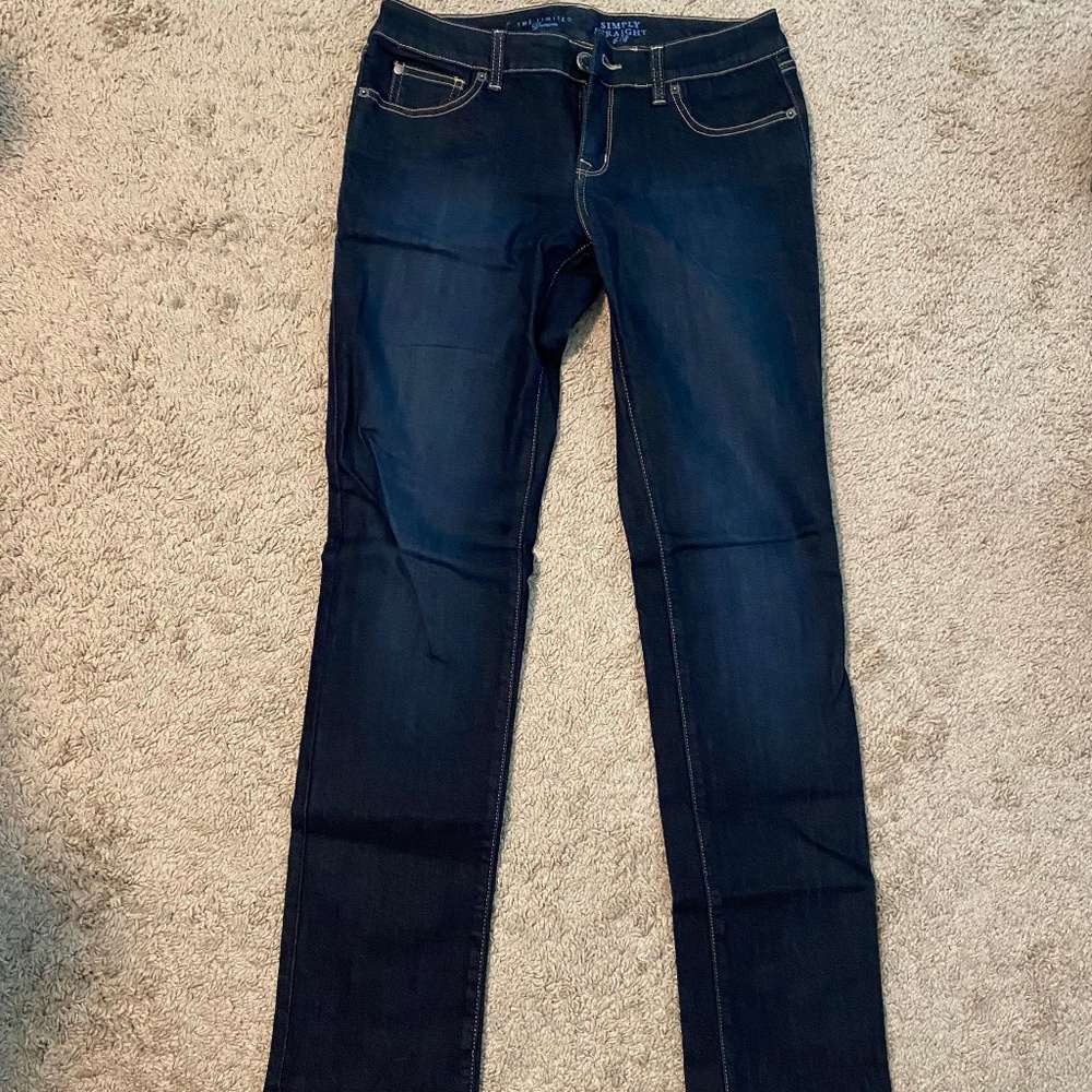 The Limited straight leg jeans, size 6
